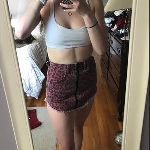 Carmar Red Spot Mini Skirt